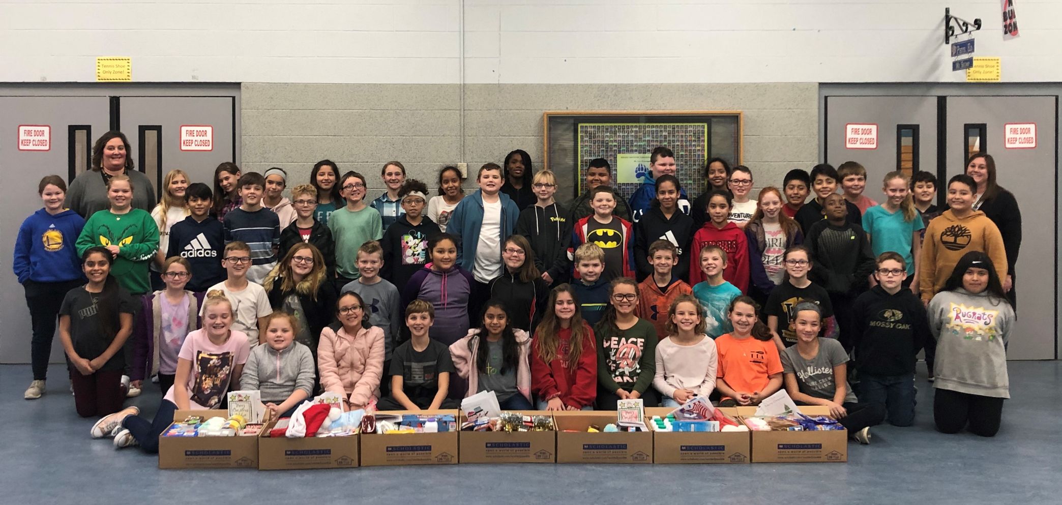 Griffith students collect boodle for those serving